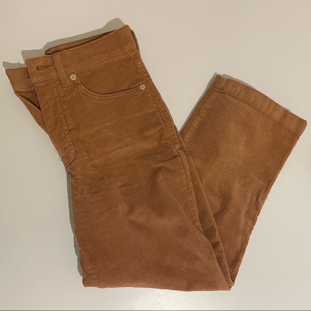 Tan express corduroy pants